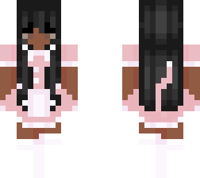 catgirl maid black hair