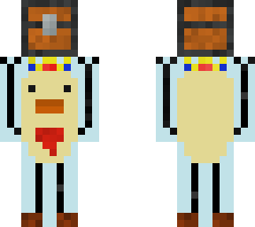 doodle duckersy holding chest