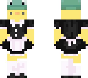 duck maid with frog hat