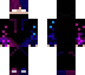 galaxy blue and purple male boy galaxy hair galaxy hoodie