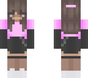 girl in pink