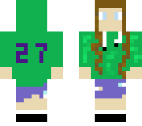 girl w/ greenhoodie