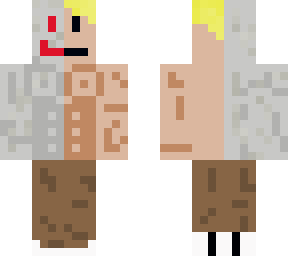 half robot buff guy