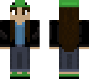 lena with frog hat