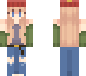 me as a minecraft skin