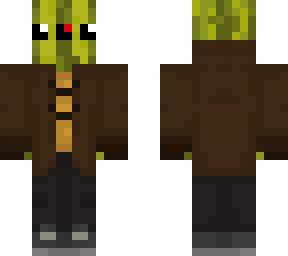 melon man in jacket and some stuff