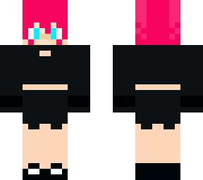 menina cabelo rosa
