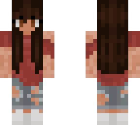 oversized shirt girl