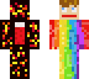 rainbow bw skin