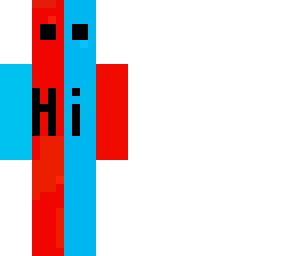 red and blue
