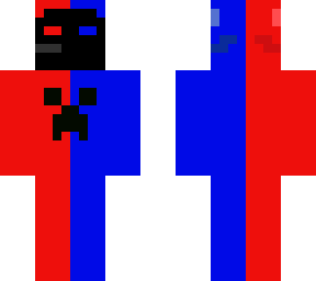 red and blue jacket