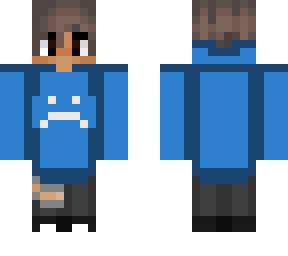 sad blue