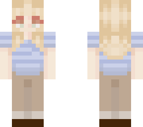simple blonde soft girl