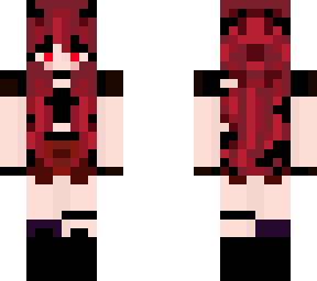 slim demon girl