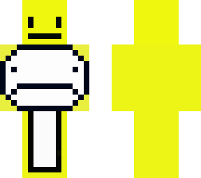 yellow sad dream with face