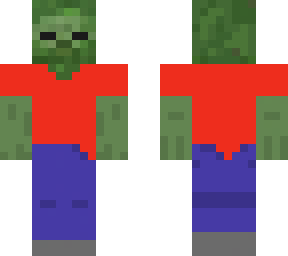 zombie with a red shirt