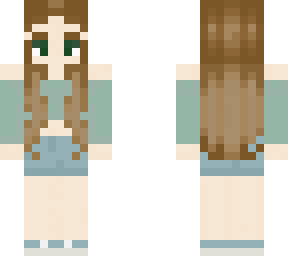 aesthetic girl, sage top and denim shorts