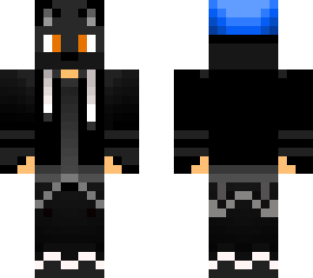 black/gray fox boy