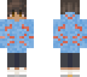 blue hoodie :)