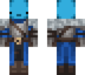 blue warrior axolotl