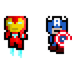 captain america and iron man