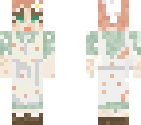 cottagecore girl with short hair !!