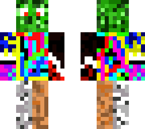 creeper amog rainbow