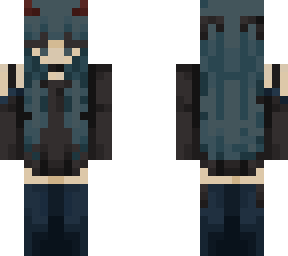 dark blue style girl <3