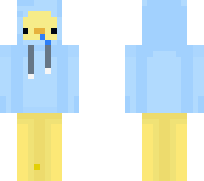 derp chick with blue hoodie