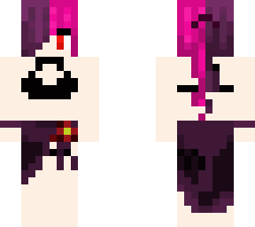 emo girl with bikini