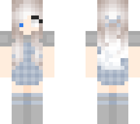 ghost girl - blue