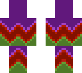 green red and purple
