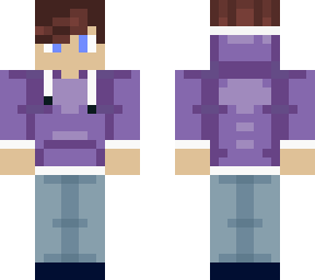 guy in purple hoodie