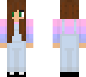 kayla in overalls