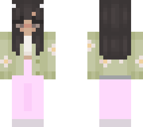 matching flower girl skins person 1