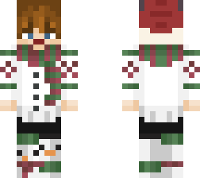 me in christmas clothes