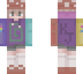 mushroom enby karl jacobs hoodie + pan flag