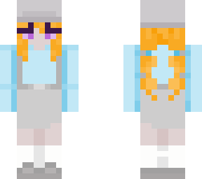 pigtail girl with orange hair