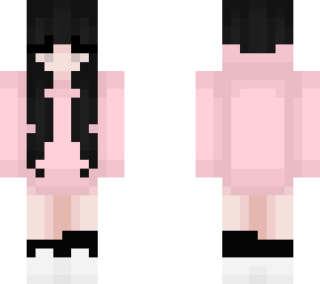 pink hoodie