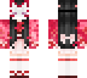 pink kimono with mask edit
