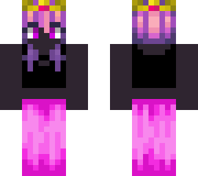 purple ender girl summur dress