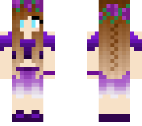 purple kawaii girl