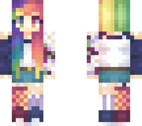 rainbow flower girl