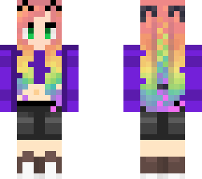 rainbow girl