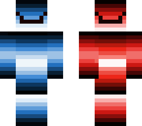 red and blue waves
