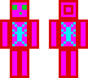 red and pink slime