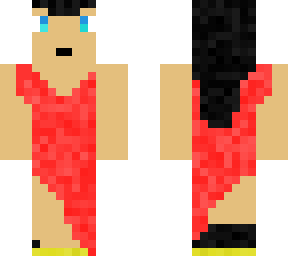 red dress