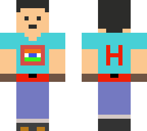 skin for letter h.