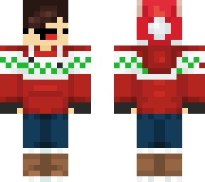 snow boi with antlers