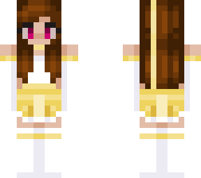 yellow skirt